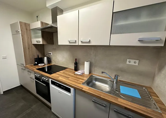 Moderne Fuer 4 Personen Im Herzen Von Marl*netflix*nespresso* 公寓 马尔